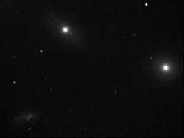 M105 + NGC3384 + NGC3389