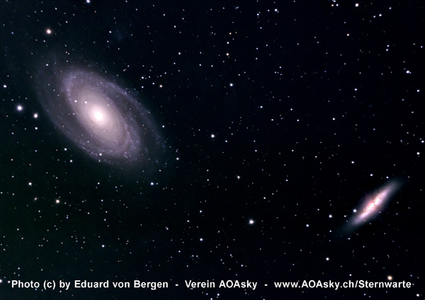 Galaxien M81 + M82